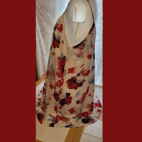 🍑 Peach Love California  short floral sun dress size med - Picture 3 of 5